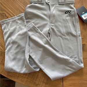 Rawlings Youth Boy Gray Baseball Pants ⚾️